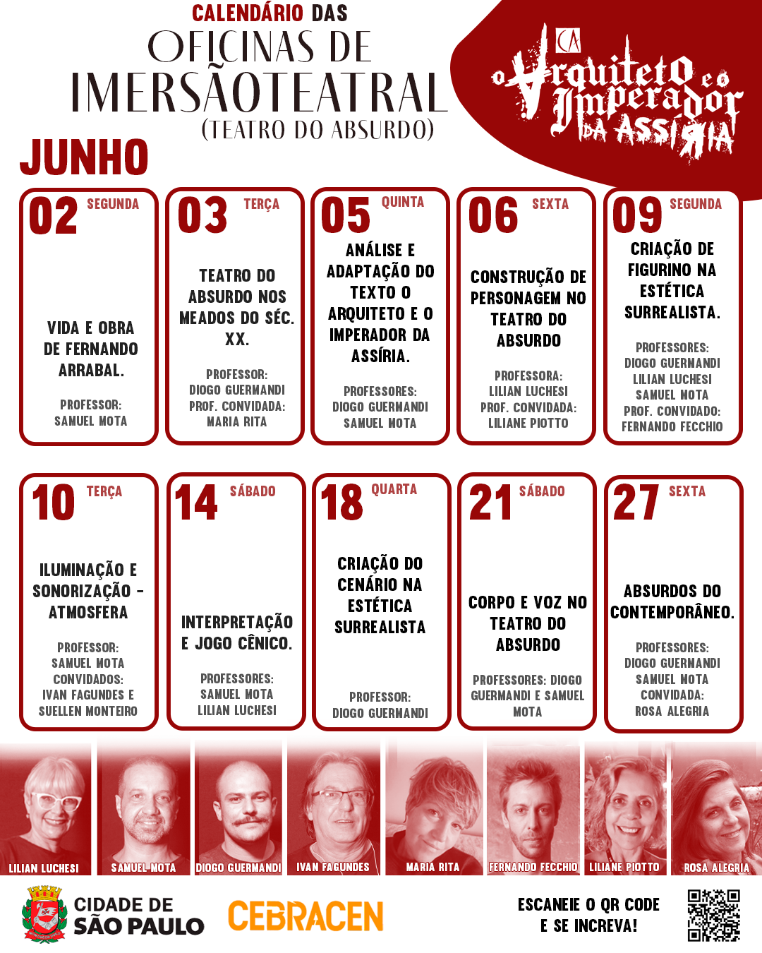 Oficinas gratuitas exploram o Teatro do Absurdo em São Paulo 8