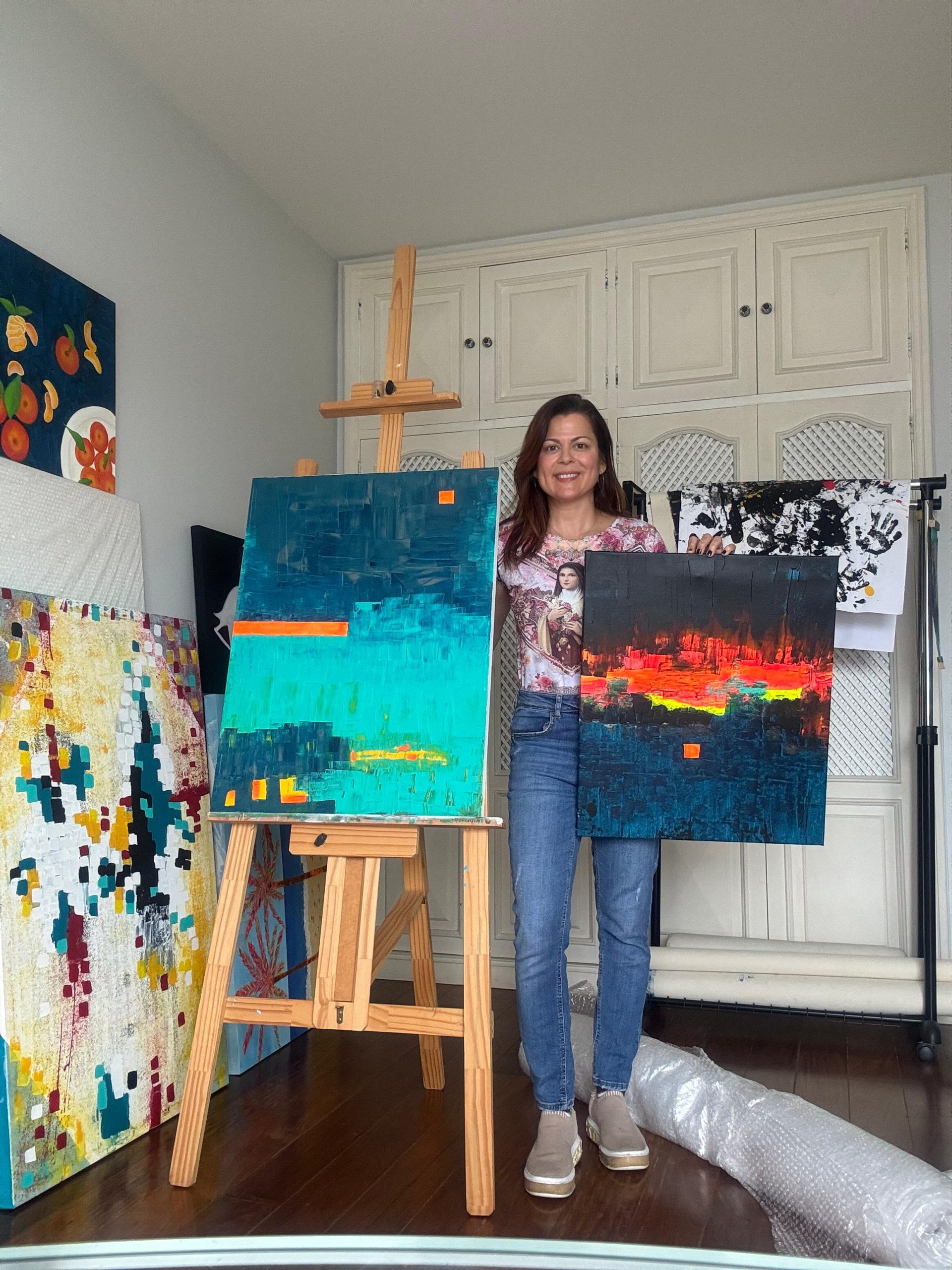 Bim Brito transforma a rotina em cor e sentimento na exposição “Cores Cotidianas”, na Galeria de Arte IBEU 7 Bim Brito