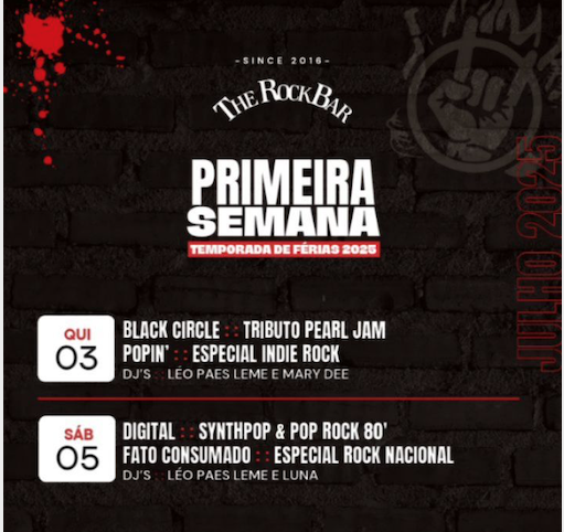 EXC Rio estreia temporada do The Rock Bar
