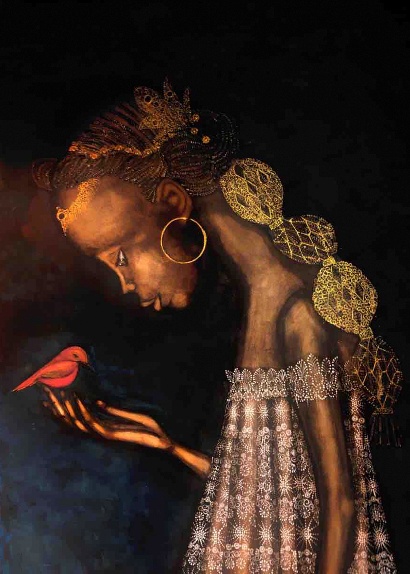Lacerdine Galeria de Arte promove Coffee Party e exposição “Ditos do Corpo” 4 A Princesa e o Pássaro Vermelh0