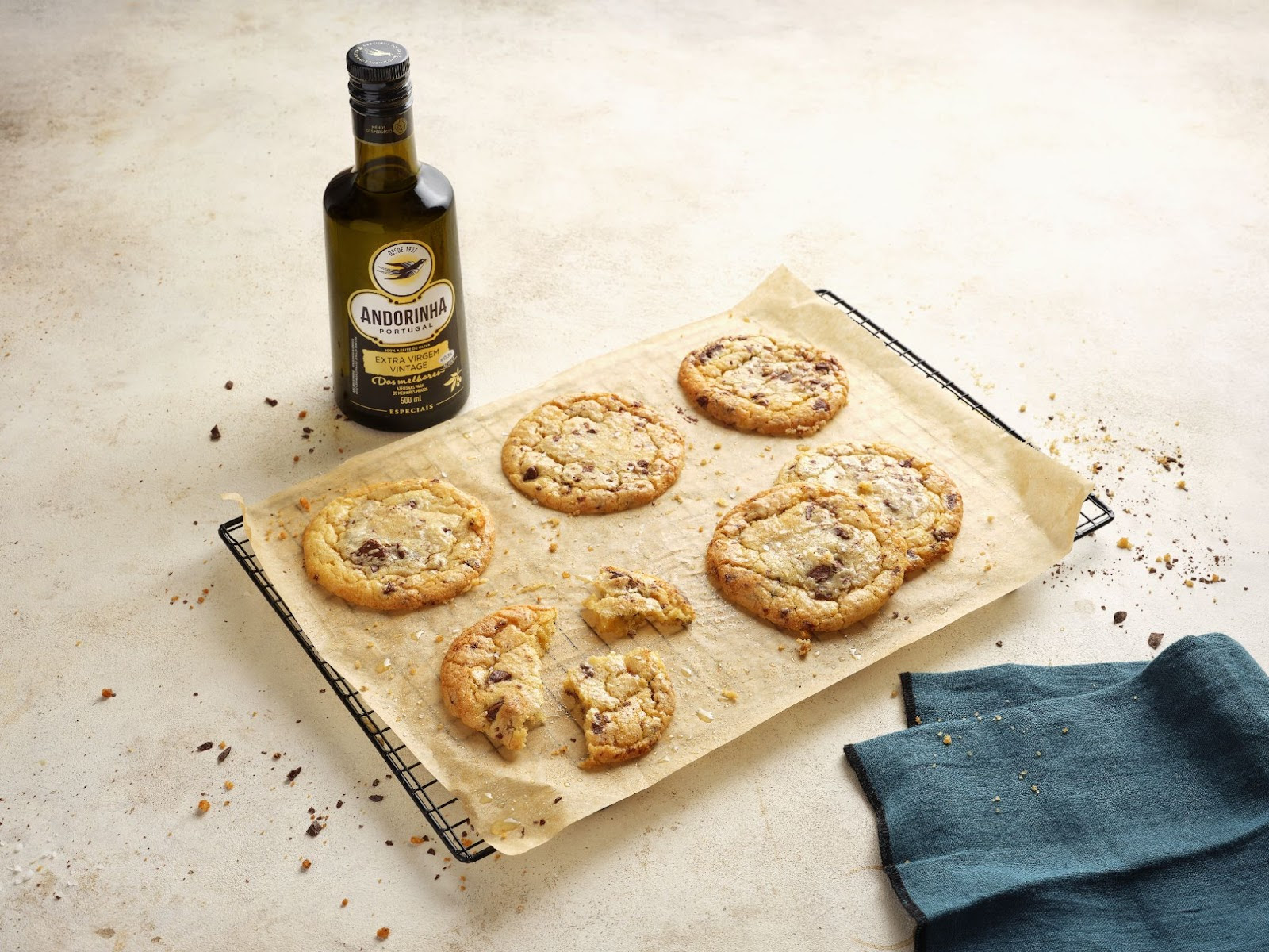 Celebre o Dia dos Pais com afeto à mesa: Andorinha ensina menu completo para surpreender no almoço 7 COOKIES DE CHOCOLATES E AZEITE