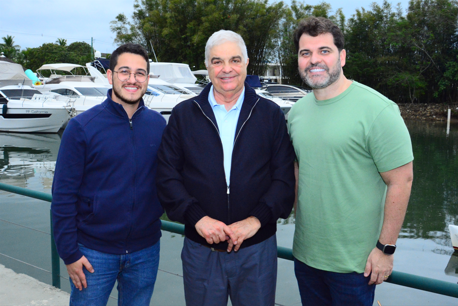 Fazenda Portobello inaugura primeira eclusa privativa do Brasil 7 Lucas Venito, Carlos Jardim Borges e Luiz Cláudio Ribeiro - Foto: Luan Fronti