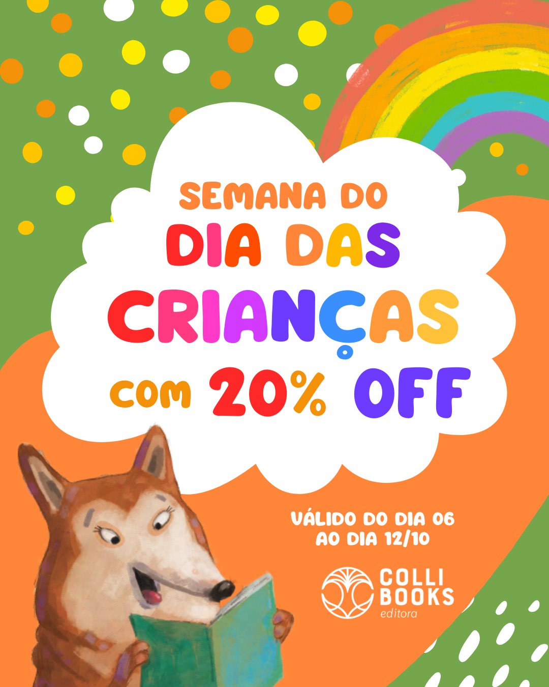 Colli Books lança campanha de descontos para o Dia das Crianças