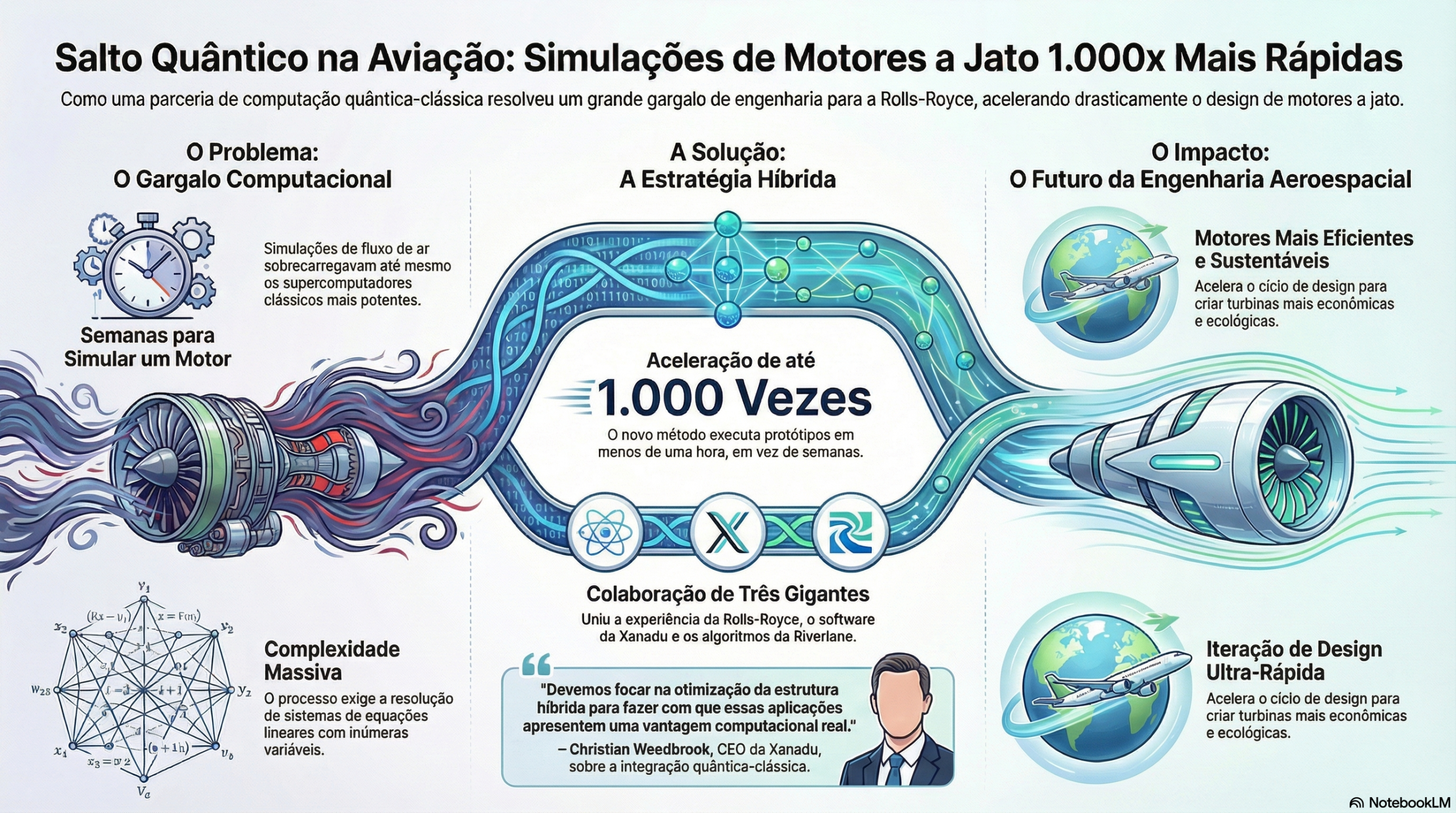 Salto Quântico na aviação: Rolls-Royce reduz simulação de motores de semanas para menos de uma hora 3