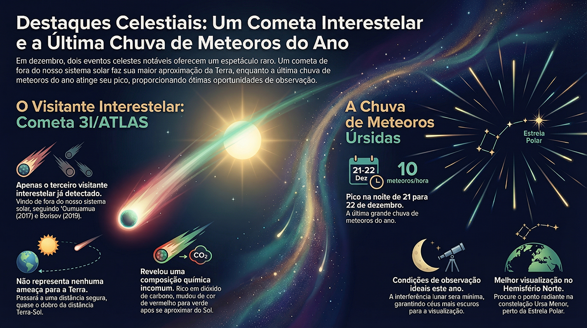 Cometa interestelar 3I/Atlas passa perto da Terra nesta sexta e derruba tese alienígena 8 Cometa interestelar 3I/Atlas passa perto da Terra nesta sexta e derruba tese alienígena