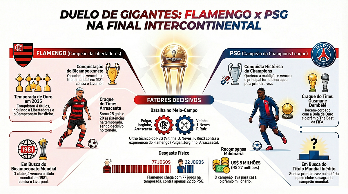 PSG x Flamengo