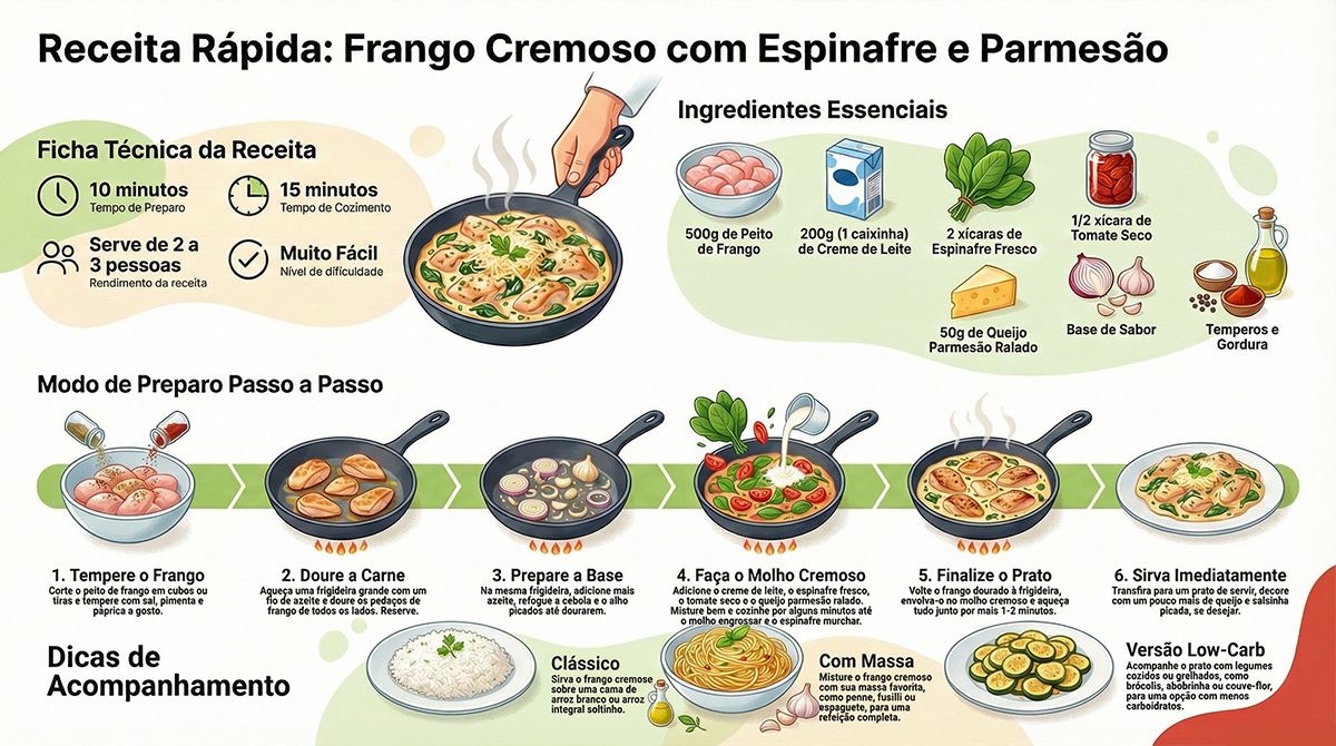 Frango Toscano Cremoso