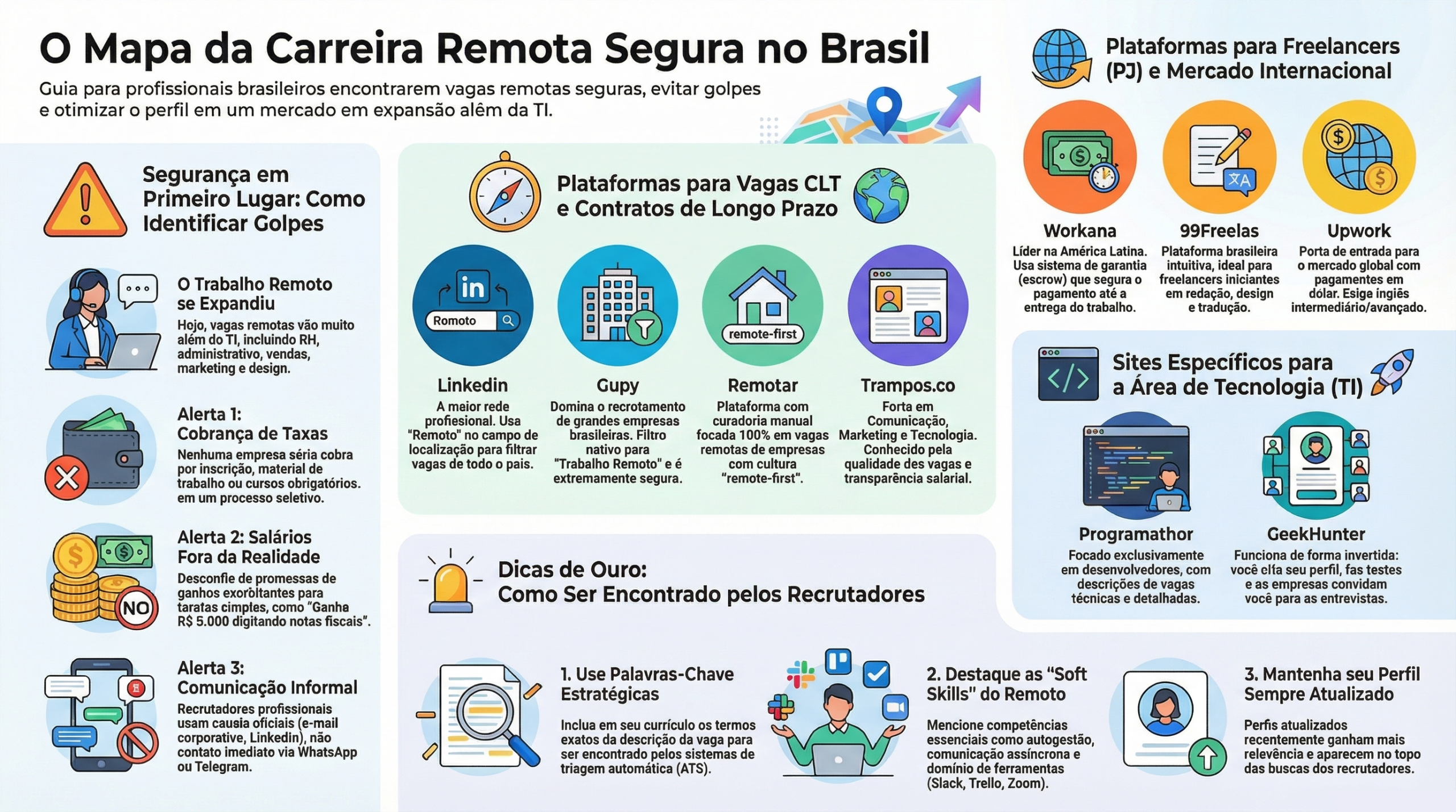 Sites Confiáveis para Encontrar Vagas de Emprego Home Office (Remoto) no Brasil: O Guia Definitivo 2025