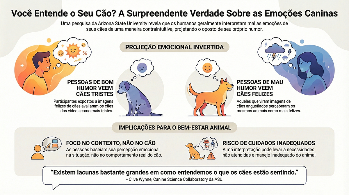 Como o humor humano distorce a leitura das emoções dos cães 8 Como o humor humano distorce a leitura das emoções dos cães