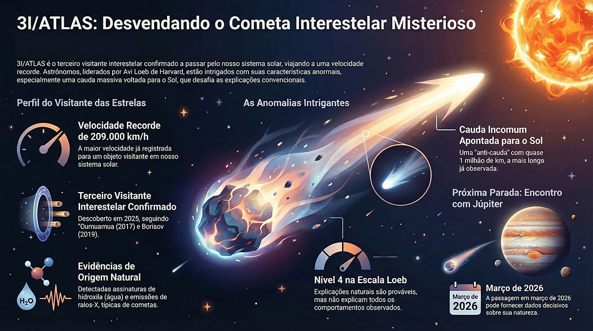 Cometa interestelar 3I/ATLAS
