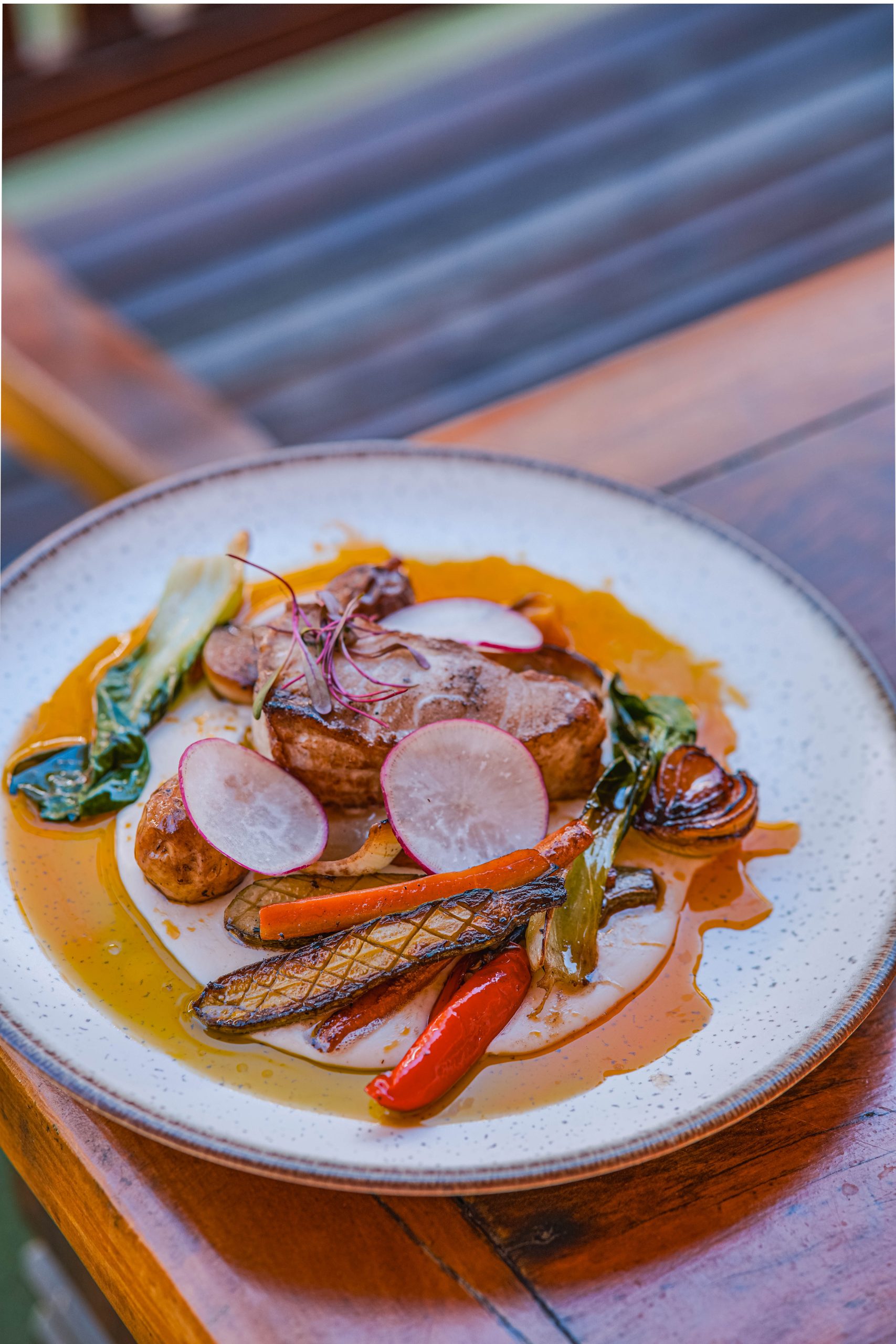 Peixe e Legumes - Vidah Gastro Lounge