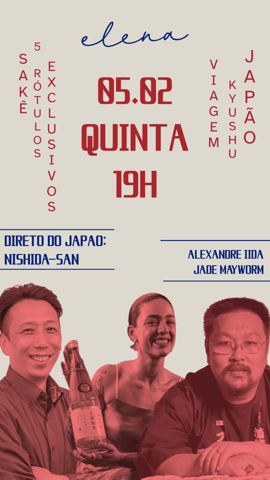Sakê, Kyushu e alta gastronomia no Elena 9 Sakê, Kyushu e Alta Gastronomia no Elena