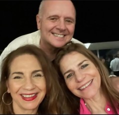 Chico Vartulli ,Lígia Teixeira e Laura Brandt