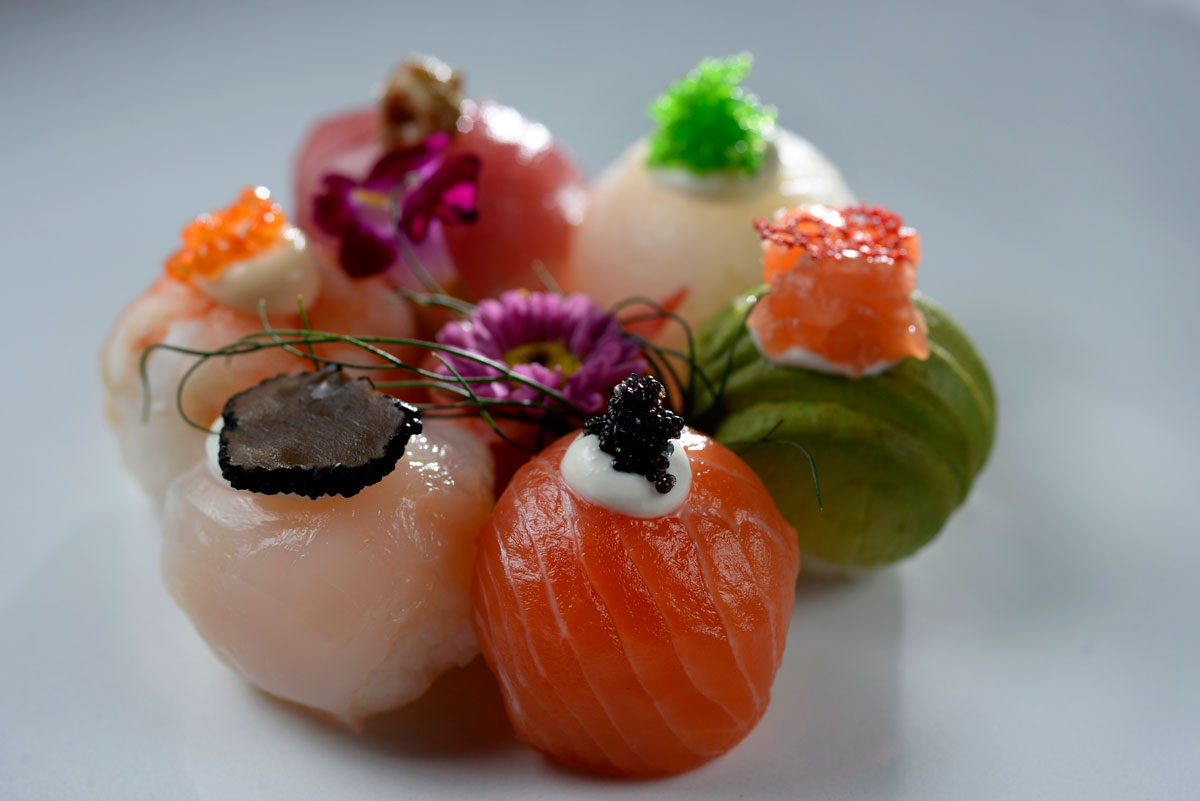 Kitchen Asian Food- Temari Sushi
