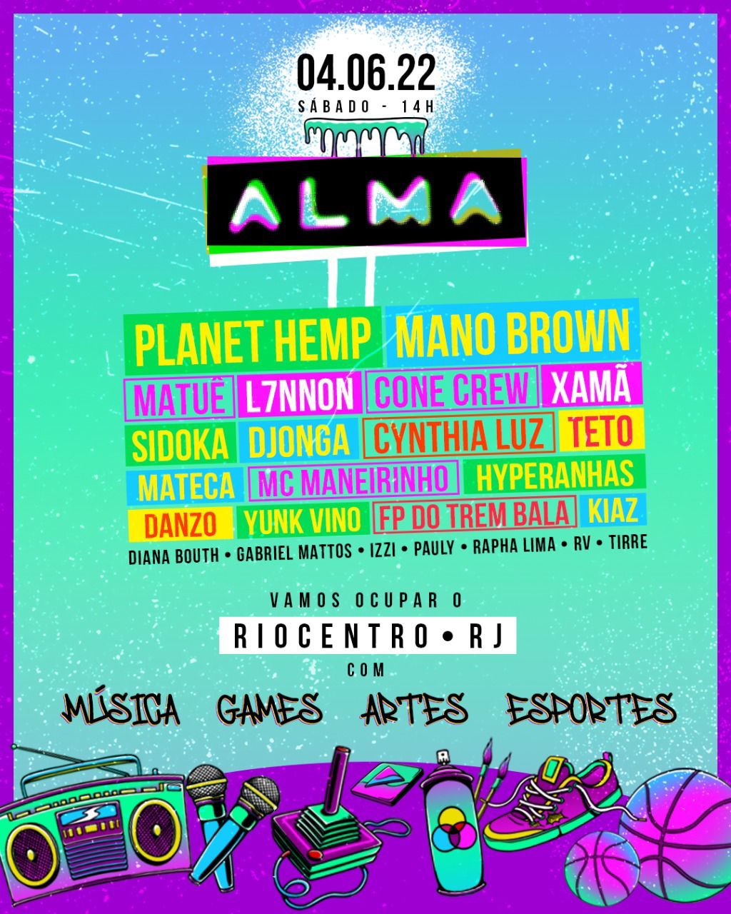 ALMA Festival chega ao Riocentro integrando nunca antes’ música