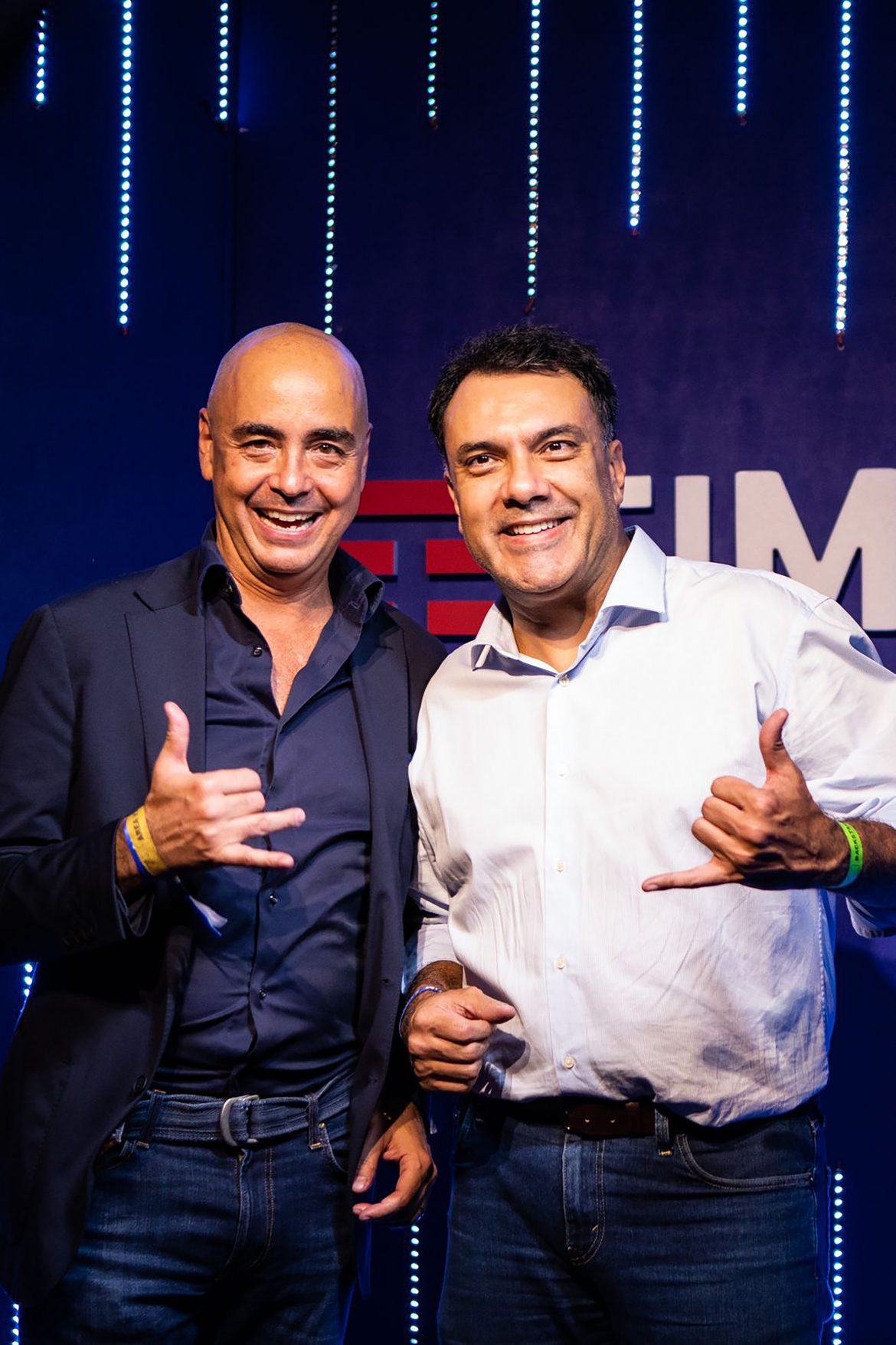 Tim Music Noites Cariocas - Alberto Griselli CEO Tim e Fabio Avellar Chief Revenue Officer TIM - Foto Gabi Netto