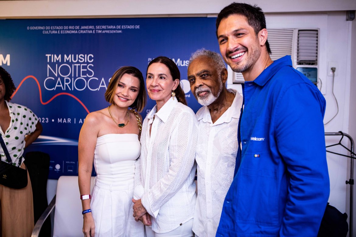 Tim Music Noites Cariocas - Nilma Quariguasi Flora Gil Gilberto Gil e Romulo Estrela - Foto Gabi Netto