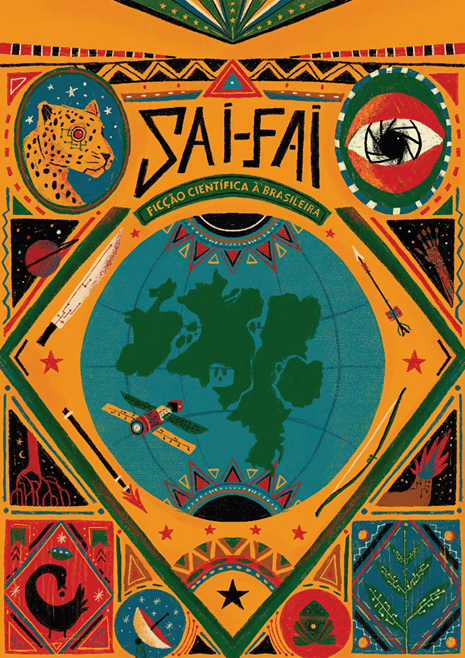 Capa do livro digital “Sai-Fai: ficção científica à brasileira