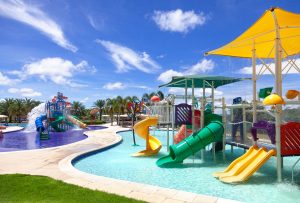 Parque aquático Malai Manso diversão garantida para as crianças