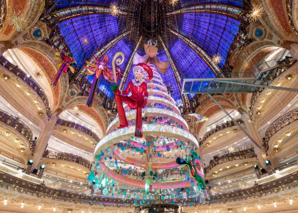 Galeries Lafayette inaugura em Paris sua decoração de Natal Galeries Lafayette inaugura em Paris sua decoração de Natal