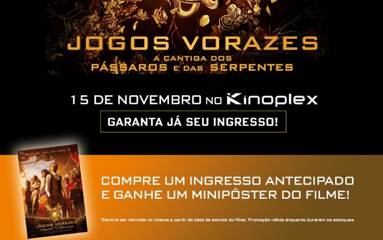 UCI anuncia combo especial de Jogos Vorazes - A Cantiga dos