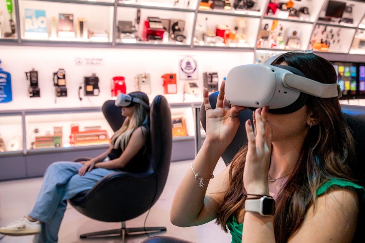 Atrações interativas do Musehum (Museu das Comunicações e Humanidades) no Futuros – Arte e Tecnologia fazem sucesso com toda a família