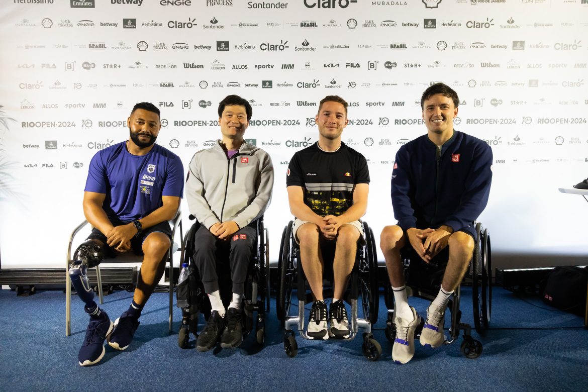 Daniel Rodrigues, Shingo Kunieda, Alfie Hewett e Gordon Reid Daniel Rodrigues, Shingo Kunieda, Alfie Hewett e Gordon Reid