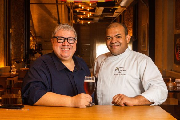 José Raimundo Padilha e chef Fernando Almeida