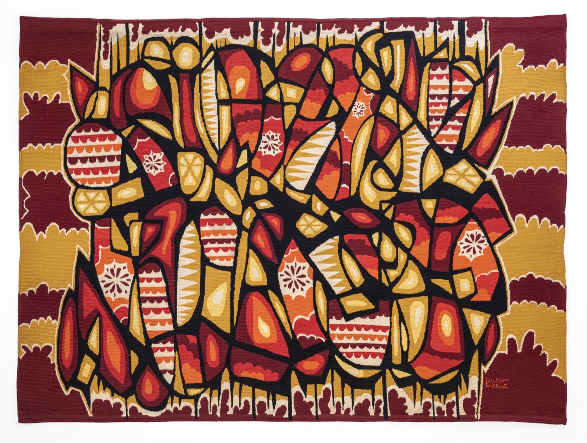 Rubem Dario, Tapeçaria em lã, c. 1965, tear manual, PC SÉC. XX, Mariana Chama