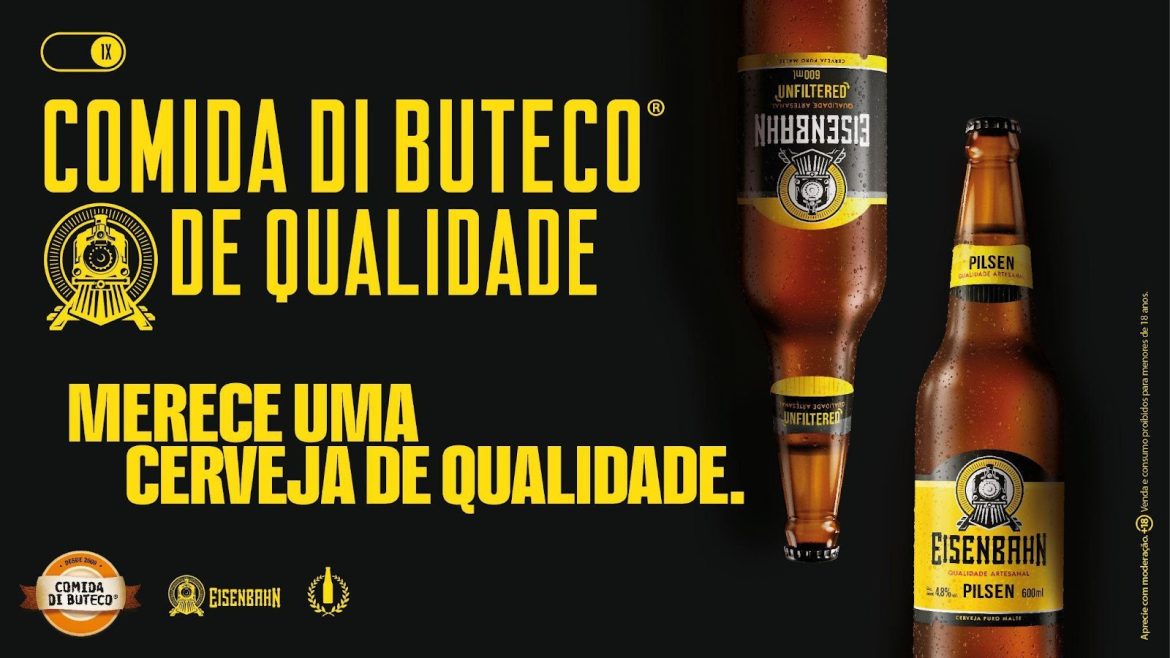 Eisenbahn reforça as ocasiões de consumo com patrocínio ao Comida di Buteco 2024