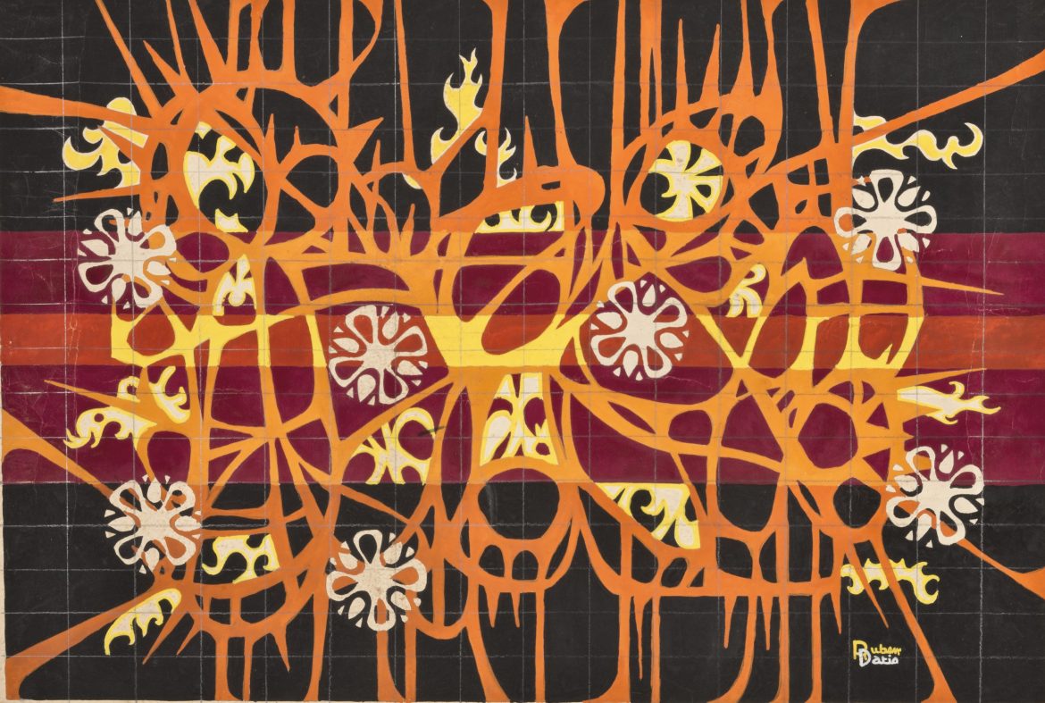 c. 1965, Rubem Dario, Guache sobre papel, PC SÉC. XX, Ruy Teixeira c. 1965, Rubem Dario, Guache sobre papel, PC SÉC. XX, Ruy Teixeira