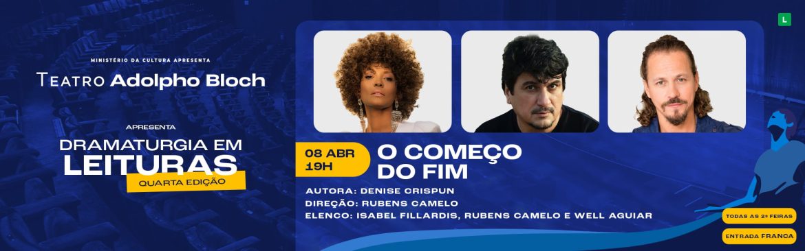 Dramaturgia em Leituras no Teatro Adolpho Bloch