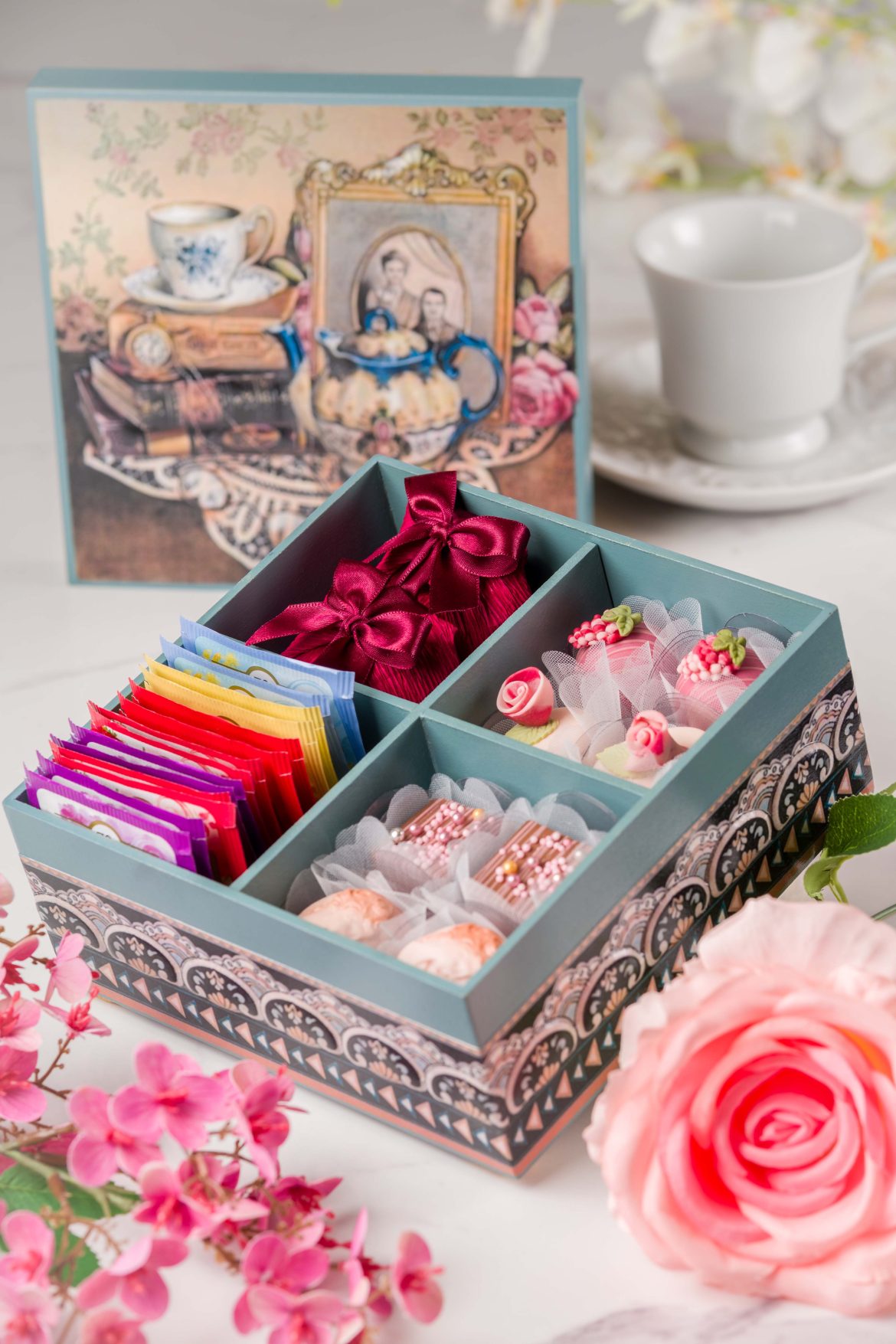 Louzieh Doces - Caixa de Madeira com ch