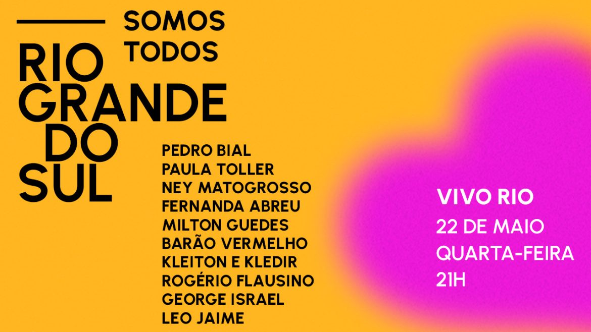 Show beneficente no Vivo Rio reúne grandes artistas para arrecadar fundos para o Rio Grande do Sul Show beneficente no Vivo Rio reúne grandes artistas para arrecadar fundos para o Rio Grande do Sul