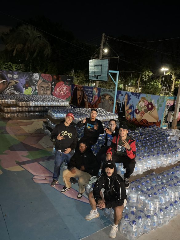 Rap in Cena e os artistas Mano Brown, Filipe Ret, L7nnon, Orochi, Papatinho e Hungria