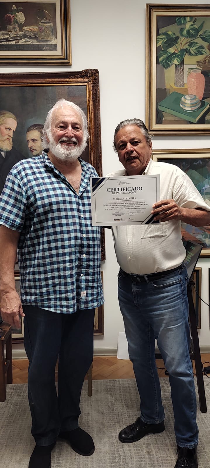 Luiz Otávio Pinheiro e Aloysio Teixeira Luiz Otávio Pinheiro e Aloysio Teixeira