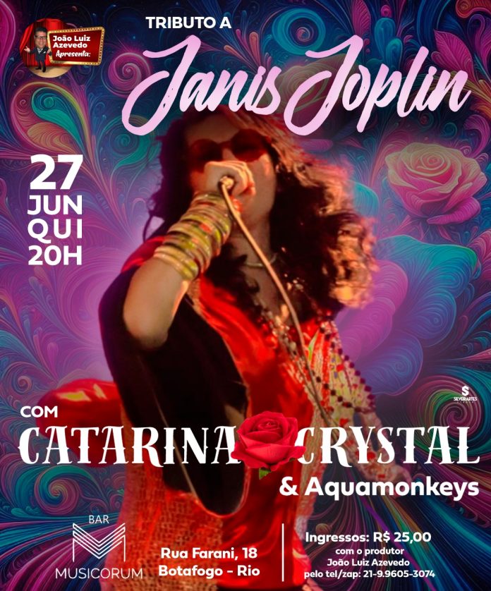 Homenagem á Janis Joplin no Bar Musicorum de Botafogo