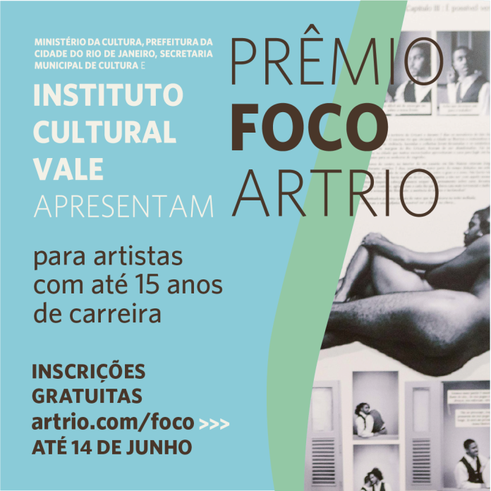 Inscrições para Prêmio FOCO ArtRio 2024 vão até 14 de junho