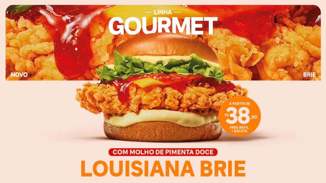 Popeyes apresenta Linha Gourmet e lança o exclusivo sanduíche Louisiana Brie