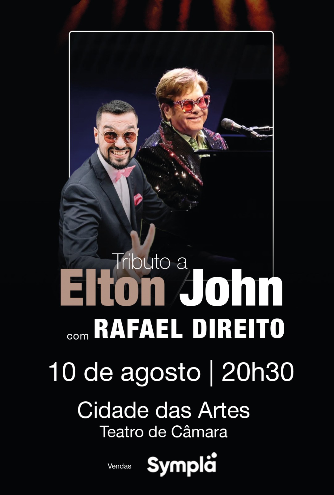 Rafael Direito apresenta seu “Tributo a Elton John” na Cidade das Artes