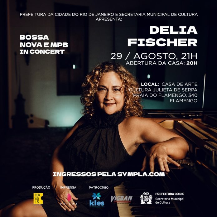 Delia Fischer fará show no projeto Bossa Nova e MPB in Concert