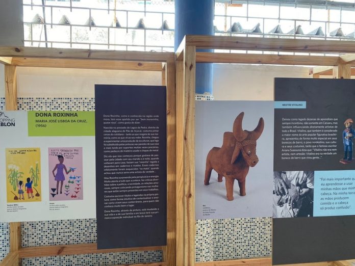 Escola Municipal Santos Anjos recebe exposição Artes da Terra