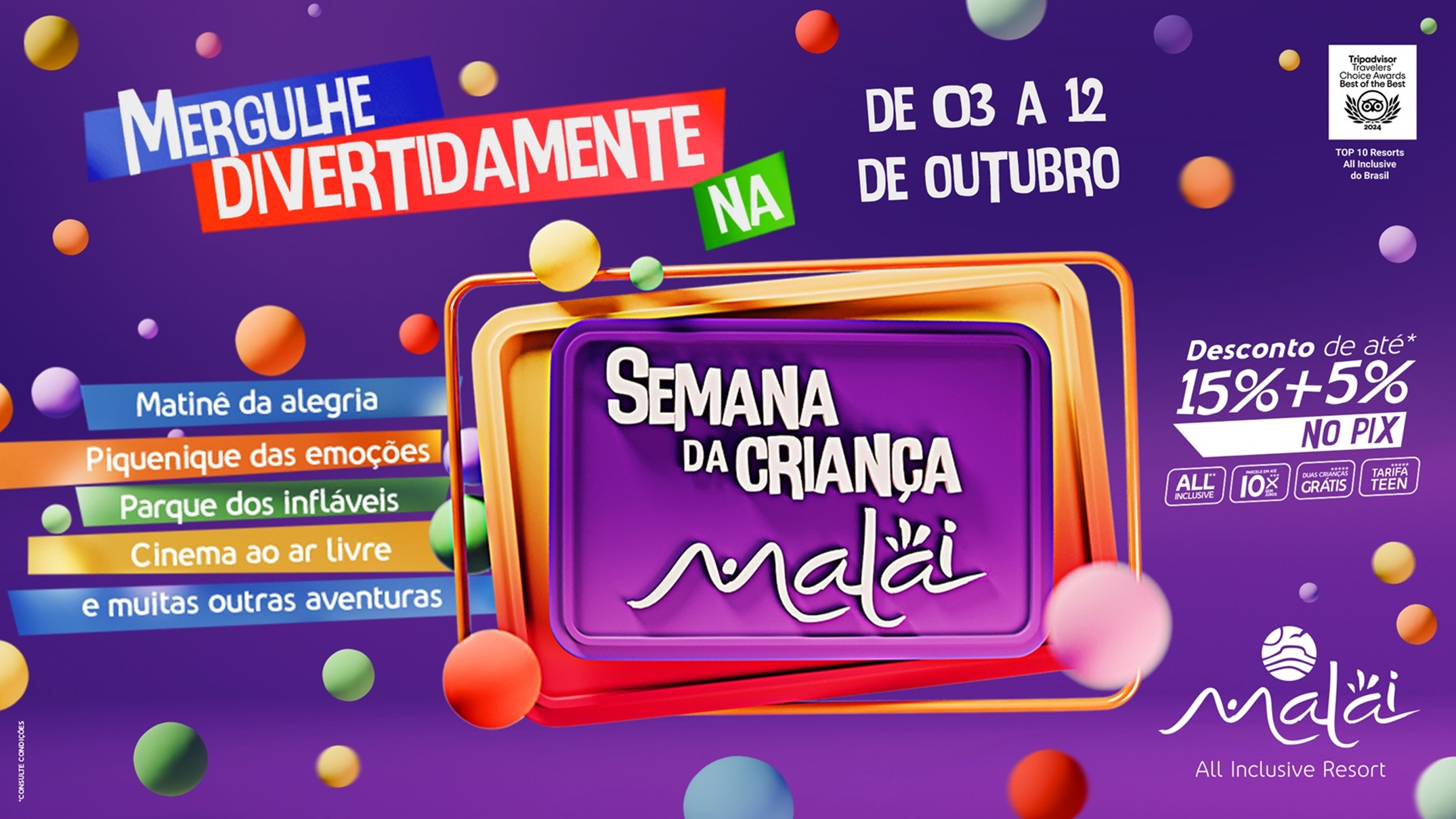 Semana da Criança no Malai Manso Resort
