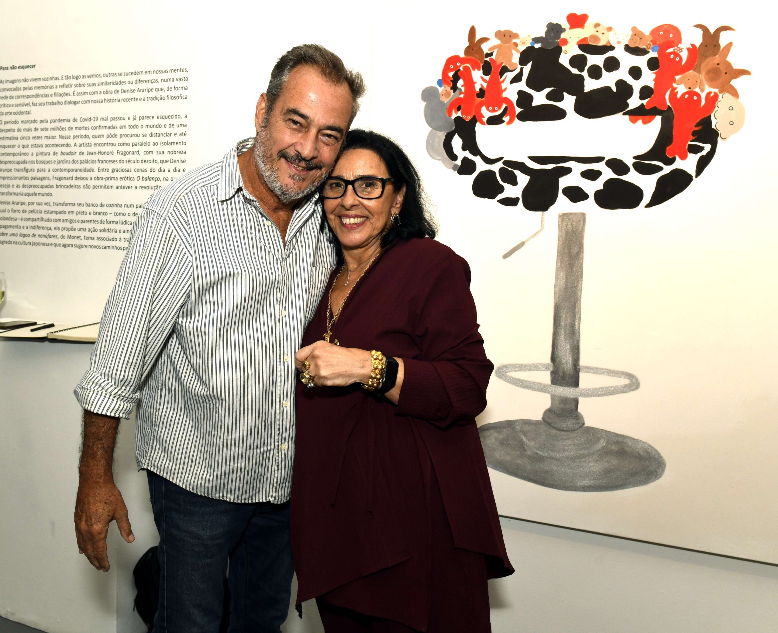 Jorge Barata e Denise Araripe