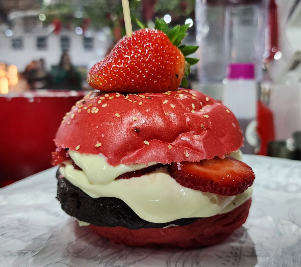 Hambúrguer de Morango Hambúrguer de Morango