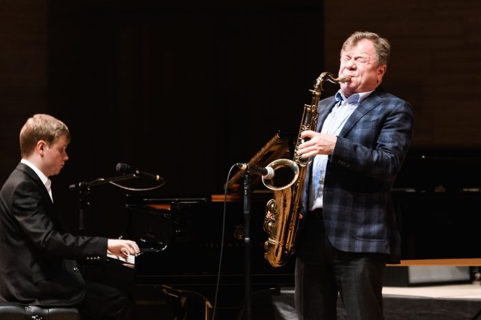 Igor Butman com pianista Moscow Jazz Orchestra