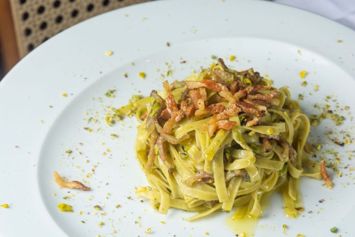 Nido - Taglione de pistache com guanciale - Foto Lipe Borges