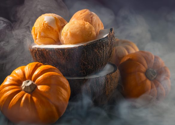 Sorvete Brasil - Sorvete de Abóbora com Mescla de Coco