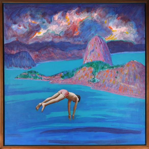 Glauco Rodrigues - icaro - Óleo sobre tela