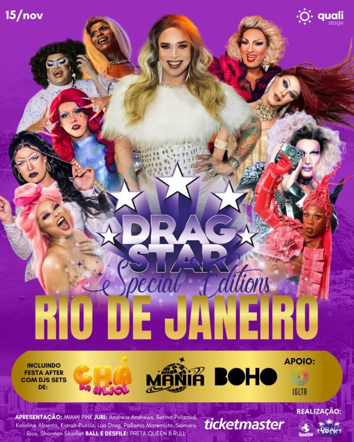 Drag Star - Special Editions, seletivas para festival LGBTQIA+